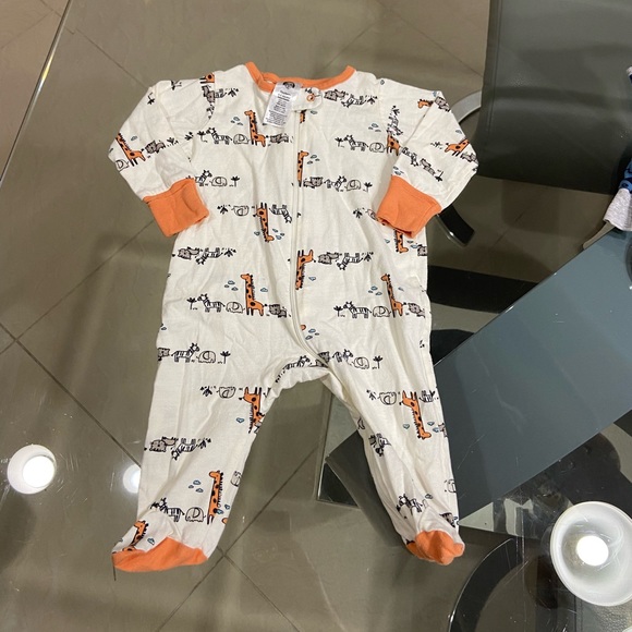 Gerber Baby boy bundle of 7 zip up jumpsuits size 0-3 months - Picture 5 of 8